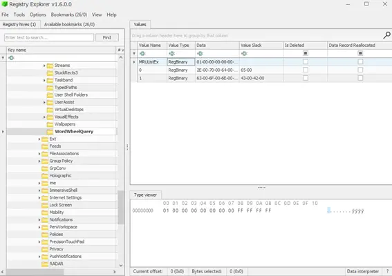 RegistryExplorer