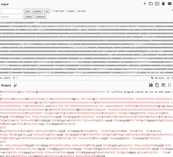 hexString_pe content