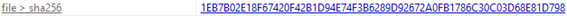file sha256